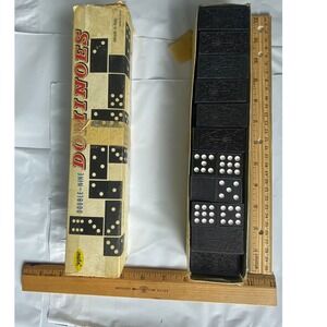 Jaymar Double‎ Nine Dominoes Set 55 Pieces Vintage Made in Japan
